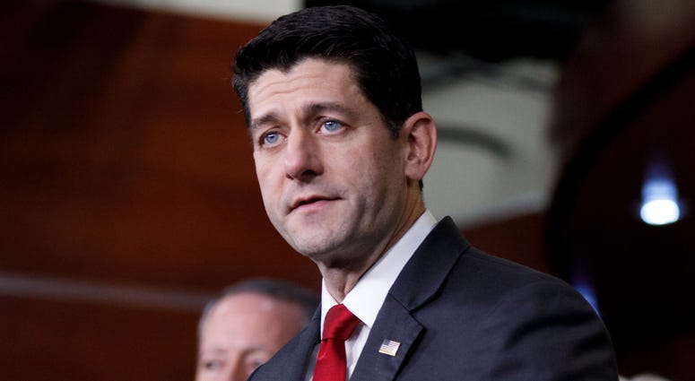 House Speaker Paul Ryan WASHINGTON Feb. 8, 2018 (Xinhua) --House Speaker Paul Ryan of Wis., speaks at the Capitol regarding the budget bill in Washington D.C., United States of America on Feb 8, 2018. (Xinhua/Ting Shen) (Photo by Xinhua/Sipa USA)