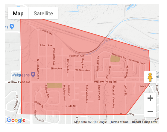 Bay Point evacuation zone Bay Point evacuation zone