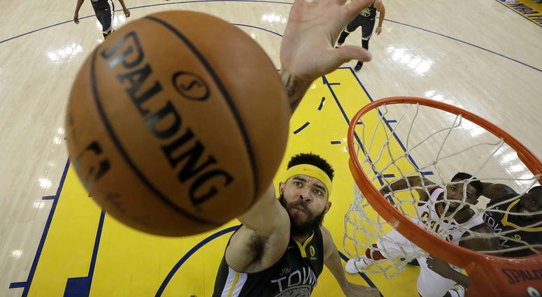 Golden State Warriors center JaVale McGee Golden State Warriors center JaVale McGee