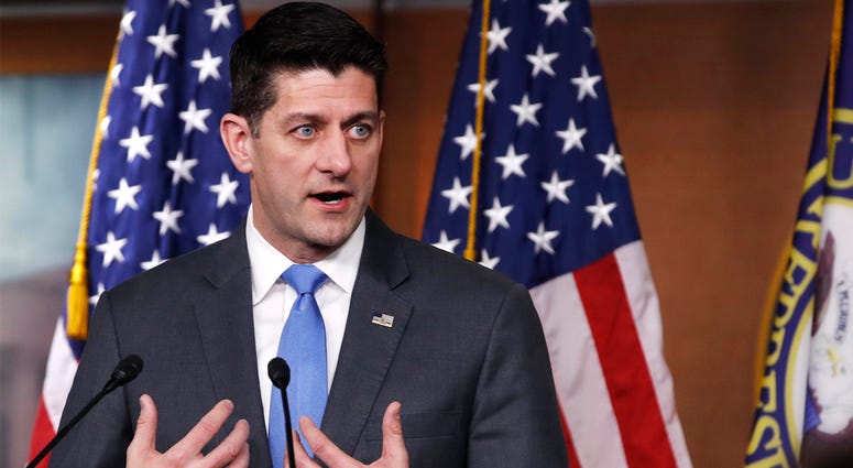 AP18101534149018 House Speaker Paul Ryan of Wis., announces that he will not run for re-election at the end of his term, Wednesday, April 11, 2018, on Capitol Hill in Washington. (AP Photo/Jacquelyn Martin)