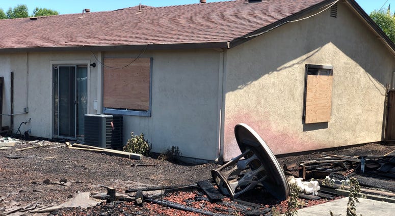 A fire started by fireworks in Antioch damaged several homes on June 15, 2019. A fire started by fireworks in Antioch damaged several homes on June 15, 2019.