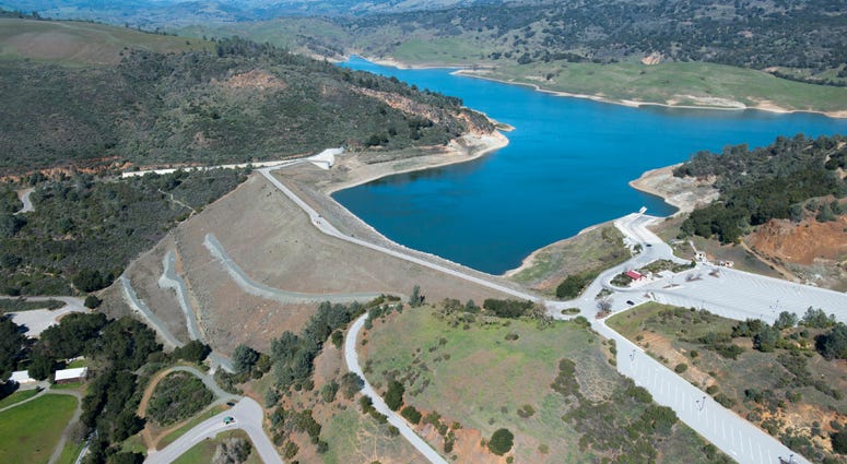 Anderson Reservoir Dam in Santa Clara County. Anderson Reservoir Dam in Santa Clara County.