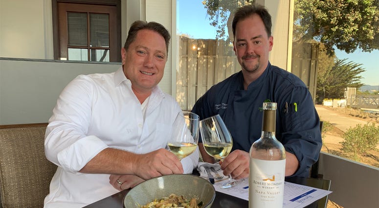 Chef Matthew Thomas and Liam Chef Matthew Thomas and Liam (Photo credit: Foodie Chap/Liam Mayclem)