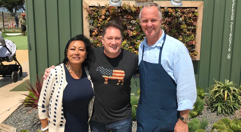 Chef Parke Ulrich, Liam and MeeSun Boice Chef Parke Ulrich, Liam and MeeSun Boice (Photo credit: Foodie Chap/Liam Mayclem)