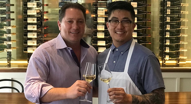 Chef Robin Song and Liam Chef Robin Song and Liam