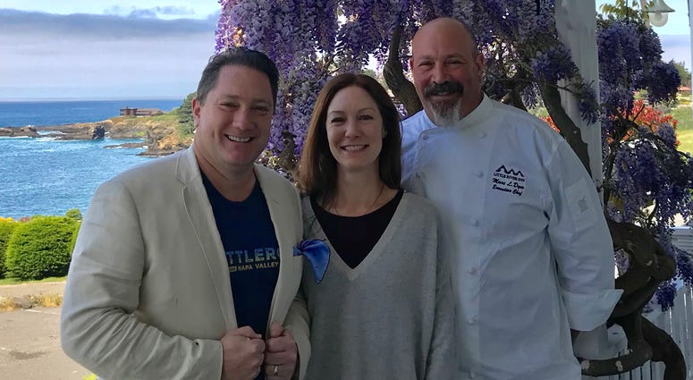 Liam with Chef Marc and Callie Dym Liam with Chef Marc and Callie Dym
