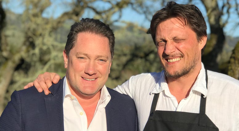 Liam and Chef Soren Westh Liam and Chef Soren Westh