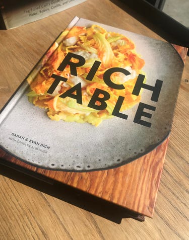 Chef Evan and Sarah Rich's Book Chef Evan and Sarah Rich's Book