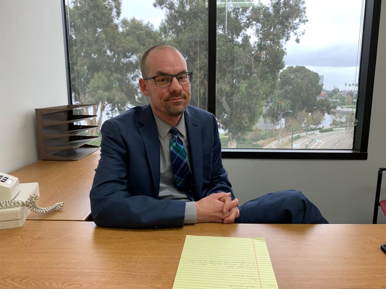Jeff Chorney, an Alameda County Public Defender, said in December 2019 that juries should be reluctant to convict homeless people in some cases. Jeff Chorney, an Alameda County Public Defender, said in December 2019 that juries should be reluctant to convict homeless people in some cases.
