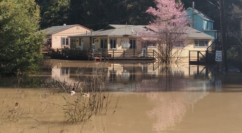 Flooding in Guerneville February 28, 2019 Flooding in Guerneville February 28, 2019