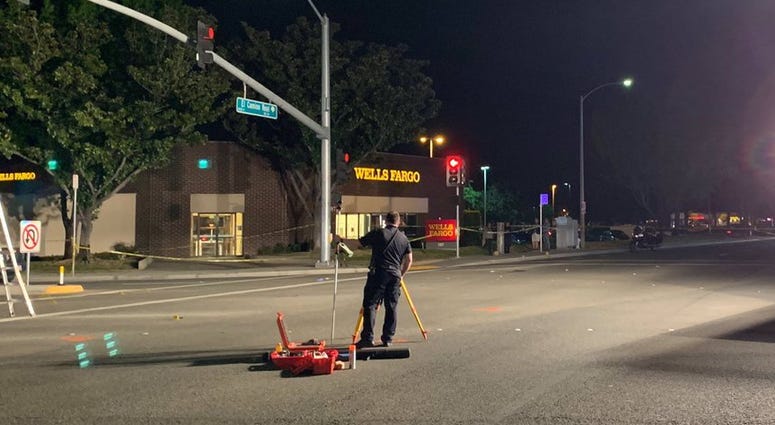 The Sunnyvale intersection of El Camino Real and Sunnyvale-Saratoga Road where authorities say a driver appeared to deliberately crash into pedestrians. The Sunnyvale intersection of El Camino Real and Sunnyvale-Saratoga Road where authorities say a driver appeared to deliberately crash into pedestrians.