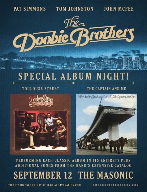 The Doobie Brothers at The Masonic San Francisco The Doobie Brothers at The Masonic San Francisco