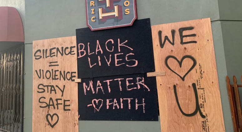 Store Fronts Boarded up in Santa Rosa on June 1, 2020 Store Fronts Boarded up in Santa Rosa on June 1, 2020