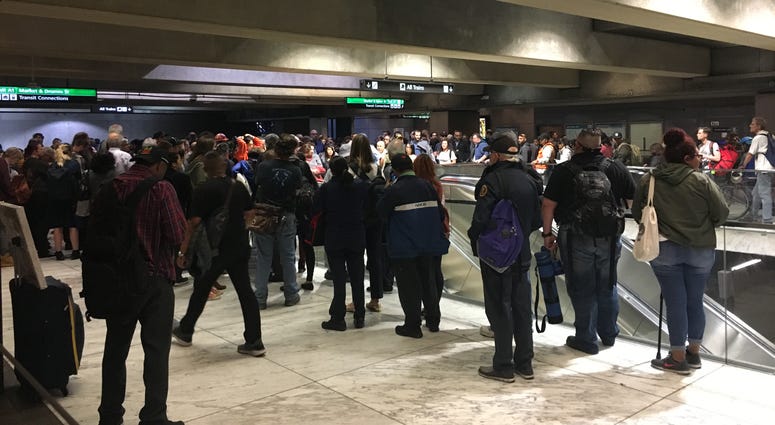 BART riders endured long lines at the Embarcadero station after a gas leak halted service between San Francisco and the East Bay on June 6, 2019. BART riders endured long lines at the Embarcadero station after a gas leak halted service between San Francisco and the East Bay on June 6, 2019.