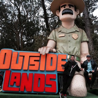 Liam and his partner Rick at Outside Lands Liam and his partner Rick at Outside Lands