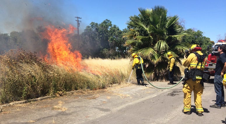 Firefighters in Contra Costa County demonstrated the hazards posed by fireworks on June 18, 2019. Firefighters in Contra Costa County demonstrated the hazards posed by fireworks on June 18, 2019.