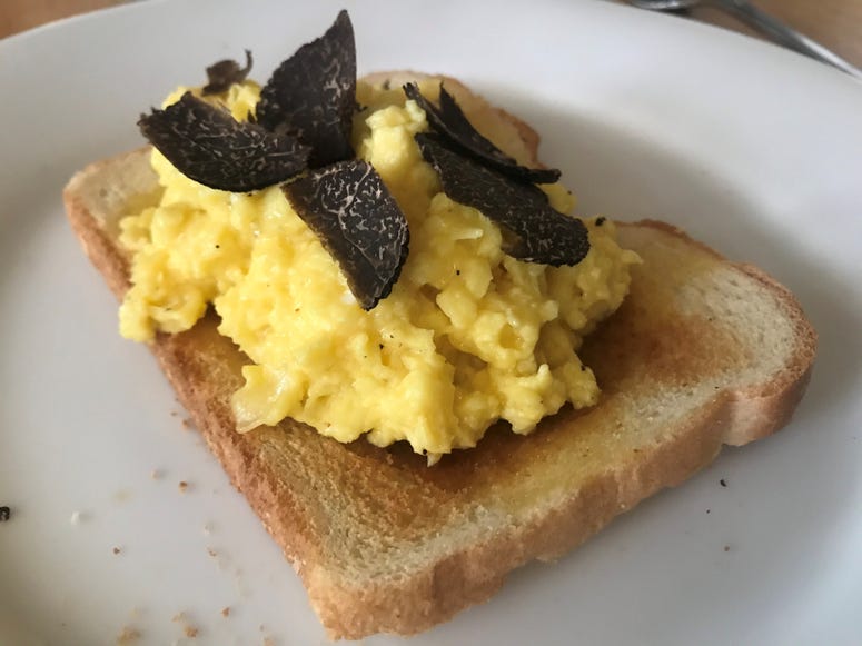 Truffled Egg La Toque Foodie Chap