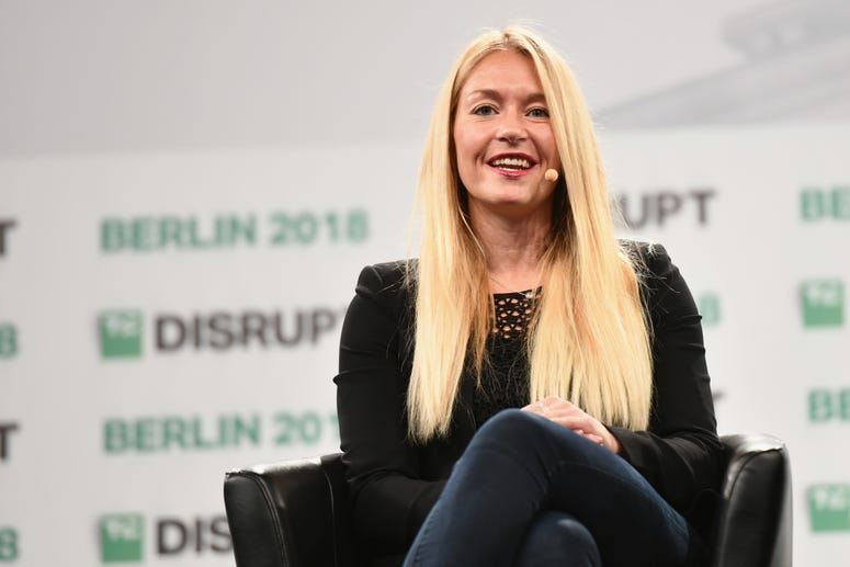 CEO of Topia Brynne Kennedy speaks on stage during TechCrunch Disrupt Berlin 2018 at Treptow Arena on November 30, 2018 in Berlin, Germany. CEO of Topia Brynne Kennedy speaks on stage during TechCrunch Disrupt Berlin 2018 at Treptow Arena on November 30, 2018 in Berlin, Germany.