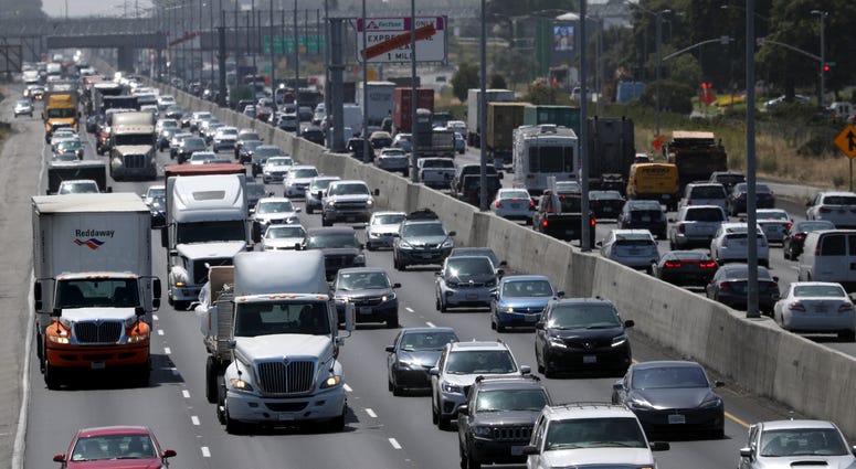 raffic backs up along Interstate 880 on July 25, 2019 in Oakland, California. raffic backs up along Interstate 880 on July 25, 2019 in Oakland, California.