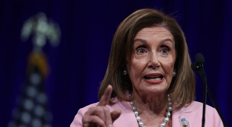 3: Speaker of the House Nancy Pelosi (D-CA) speaks during the Democratic Presidential Committee (DNC) summer meeting on August 23, 2019 in San Francisco, California. 3: Speaker of the House Nancy Pelosi (D-CA) speaks during the Democratic Presidential Committee (DNC) summer meeting on August 23, 2019 in San Francisco, California.