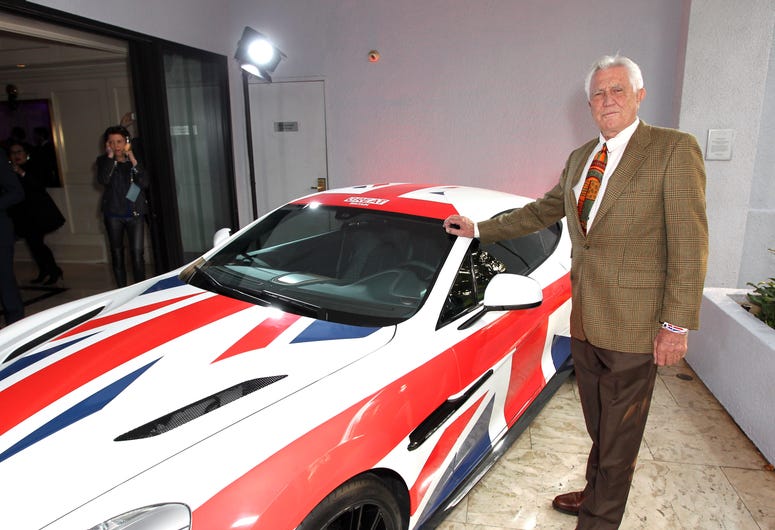 Actor George Lazenby attends the GREAT British film reception honoring the British nominees of the 87th Annual Academy Awards at The London West Hollywood on February 20, 2015 in West Hollywood. Actor George Lazenby attends the GREAT British film reception honoring the British nominees of the 87th Annual Academy Awards at The London West Hollywood on February 20, 2015 in West Hollywood.