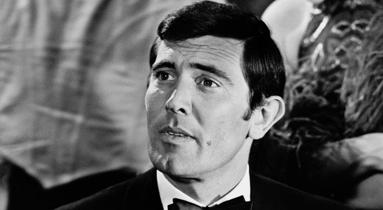 Australian actor George Lazenby playing 'James Bond' during a scene from 'On Her Majesty's Secret Service', 17th March 1969. Australian actor George Lazenby playing 'James Bond' during a scene from 'On Her Majesty's Secret Service', 17th March 1969.