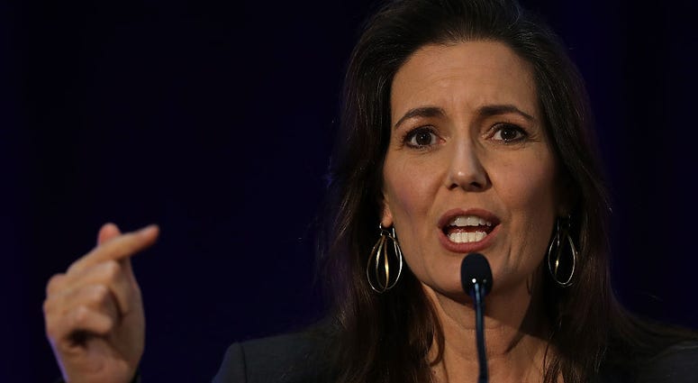 Oakland Mayor Libby Schaaf speaks during the 2016 Cannabis Business Summit & Expo on June 22, 2016 in Oakland, Oakland Mayor Libby Schaaf speaks during the 2016 Cannabis Business Summit & Expo on June 22, 2016 in Oakland,