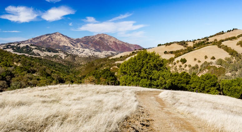The peak of Mount Diablo seen from Morgan Territory Regional Park. The peak of Mount Diablo seen from Morgan Territory Regional Park.