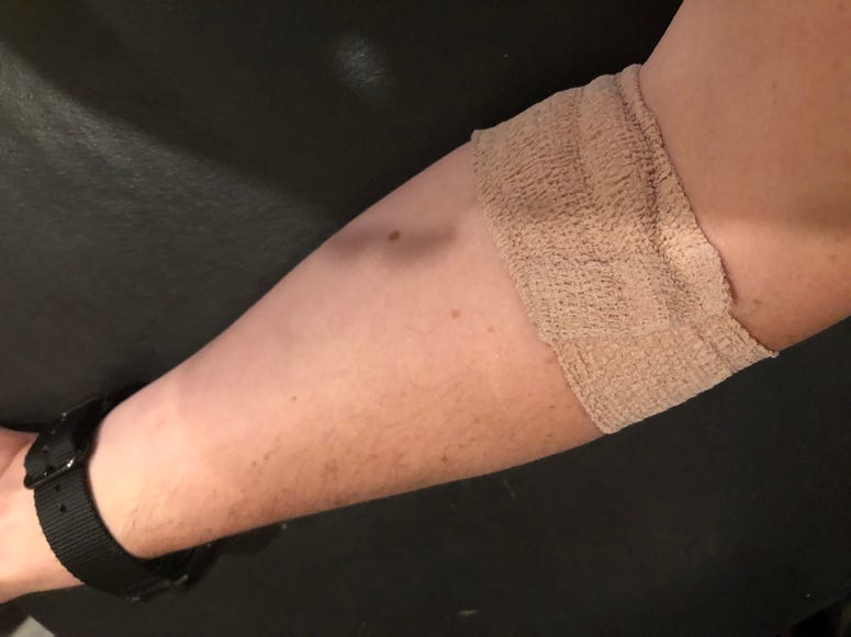 Matt Bigler took an antibody test at an East Bay facility. Matt Bigler took an antibody test at an East Bay facility.