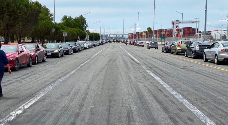 The Anti Police-Terror Project is leading a car caravan demanding justice for George Floyd, Breonna Taylor & Steven Taylor in Oakland on May 31, 2020