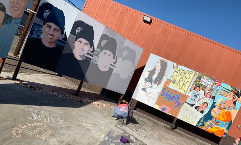 Santa Rosa Vigil for Andy Lopez, who was killed at 13-years-old by Sonoma County Sheriff Deputy in 2013, on June 2, 2020 Santa Rosa Vigil for Andy Lopez, who was killed at 13-years-old by Sonoma County Sheriff Deputy in 2013, on June 2, 2020