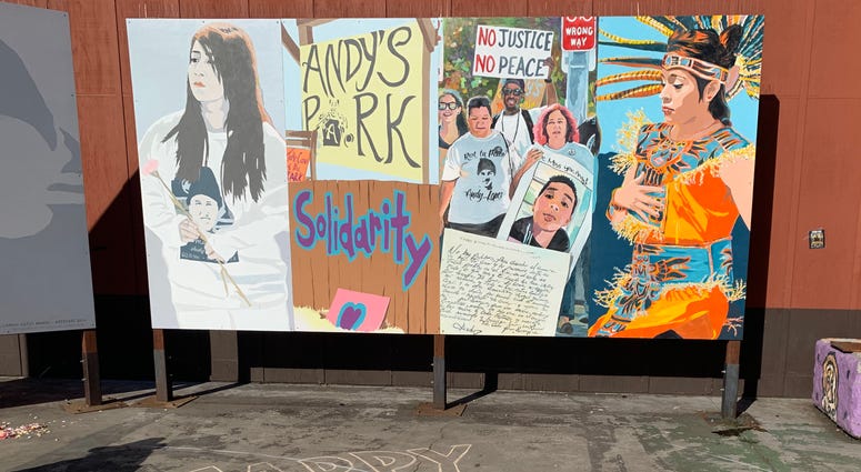 Santa Rosa Vigil for Andy Lopez, who was killed at 13-years-old by Sonoma County Sheriff Deputy in 2013, on June 2, 2020 Santa Rosa Vigil for Andy Lopez, who was killed at 13-years-old by Sonoma County Sheriff Deputy in 2013, on June 2, 2020
