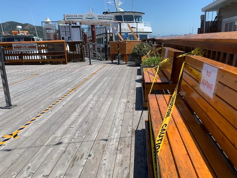 Angel Island-Tiburon Ferry Returns, July 2, 2020 Angel Island-Tiburon Ferry Returns, July 2, 2020