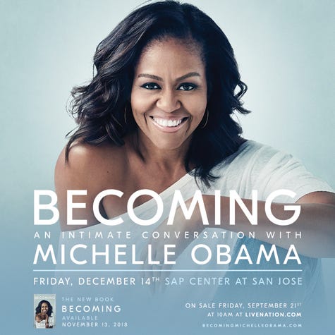 Becoming: An Intimate Conversation with Michelle Obama Becoming: An Intimate Conversation with Michelle Obama