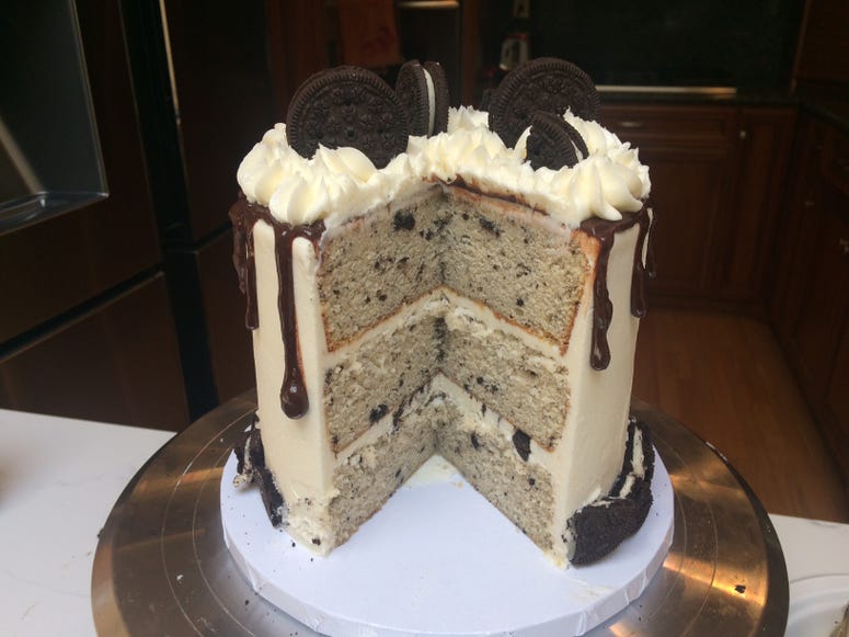 Ryan Wilson, 14, of Danville, calls this "an Oreo drip cake."