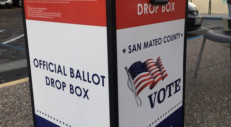 San Mateo County Ballot Drop Box