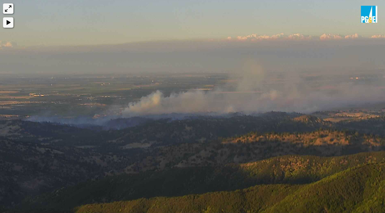 A view of the Quail Fire from an ALERTWildfire camera in the North Bay. A view of the Quail Fire from an ALERTWildfire camera in the North Bay.