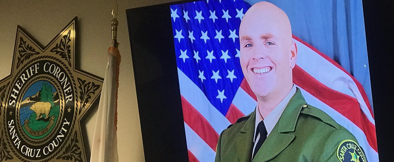 Cruz County Sheriff’s Deputy Damon Gutzwiller was killed in the shooting Saturday afternoon in Ben Lomond. Santa Cruz County Sheriff’s Deputy Damon Gutzwiller was killed in the shooting Saturday afternoon in Ben Lomond.