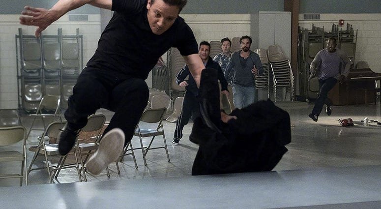 Jeremy Renner, Jon Hamm, Ed Helms, Jake Johnson, and Hannibal Buress in 'Tag' Jeremy Renner, Jon Hamm, Ed Helms, Jake Johnson, and Hannibal Buress in 'Tag' (Photo credit: Warner Bros.)