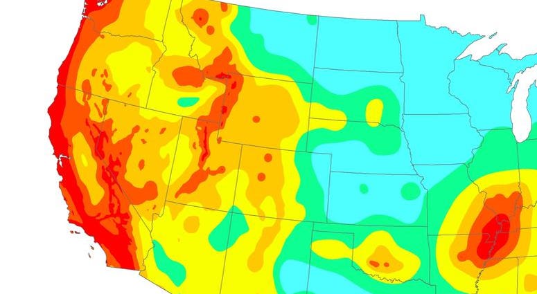 USGS Earthquake Hazard Map