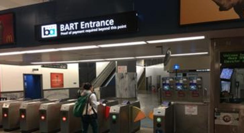 BART entrance BART entrance