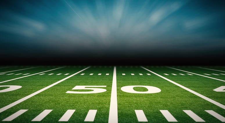 Football field graphic Football field graphic