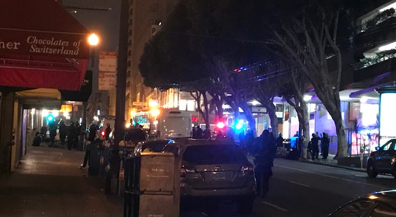 A group arrest during a George Floyd protest in San Francisco on Sunday, May 31, 2020. A group arrest during a George Floyd protest in San Francisco on Sunday, May 31, 2020.