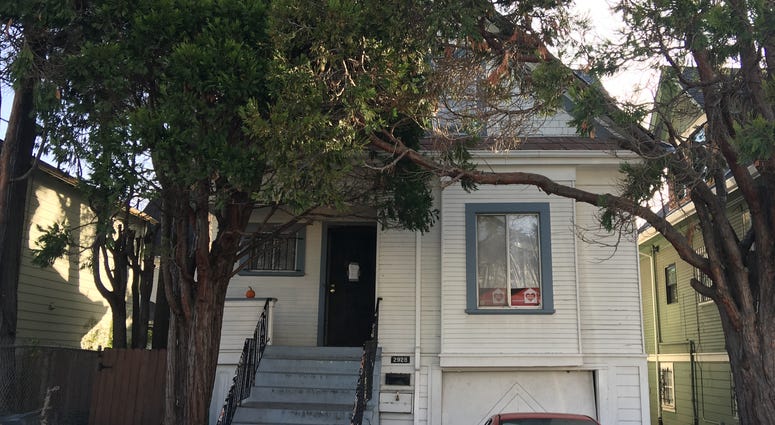 Two homeless mothers have been living in this home in West Oakland, although the investment group that owns the property is trying to evict them. Two homeless mothers have been living in this home in West Oakland, although the investment group that owns the property is trying to evict them.