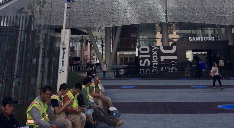 The Salesforce Transit Center in downtown San Francisco. The Salesforce Transit Center in downtown San Francisco.