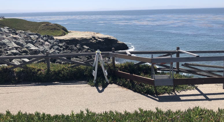 Cliff erosion in Santa Cruz along roads like West Cliff Road is a concern. Cliff erosion in Santa Cruz along roads like West Cliff Road is a concern.
