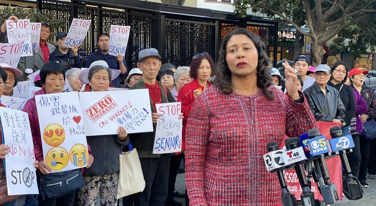 Mayor London Breed in Chinatown Mayor London Breed in Chinatown