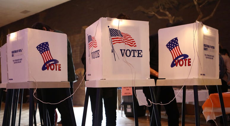 California voters take to the polls California voters take to the polls