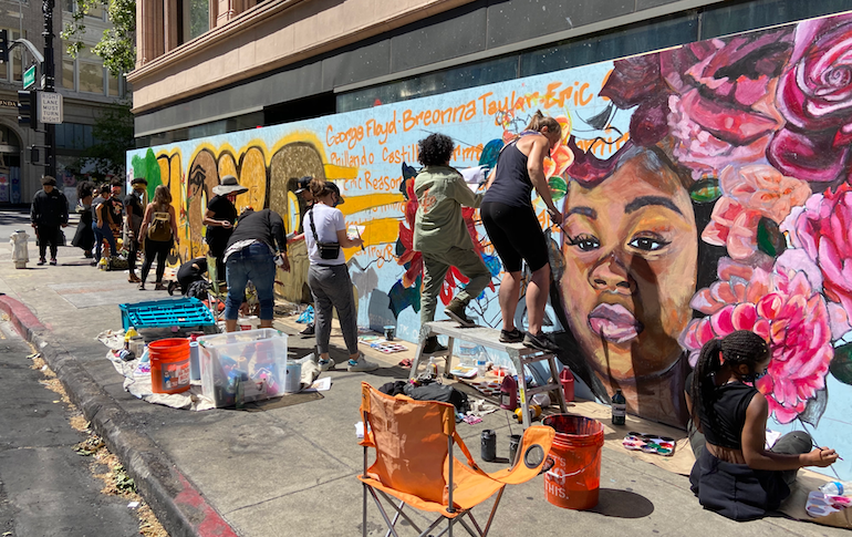 Oakland's art community is rushing to preserve dozens of pieces of protest art