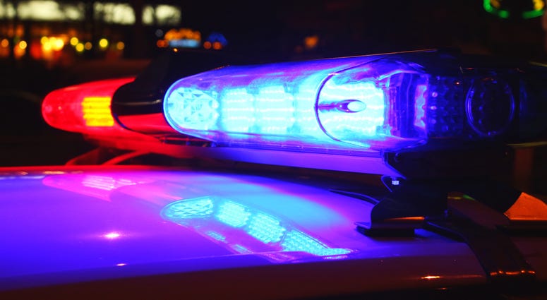 Police Lights on Patrol Car Police lights on Patrol Car